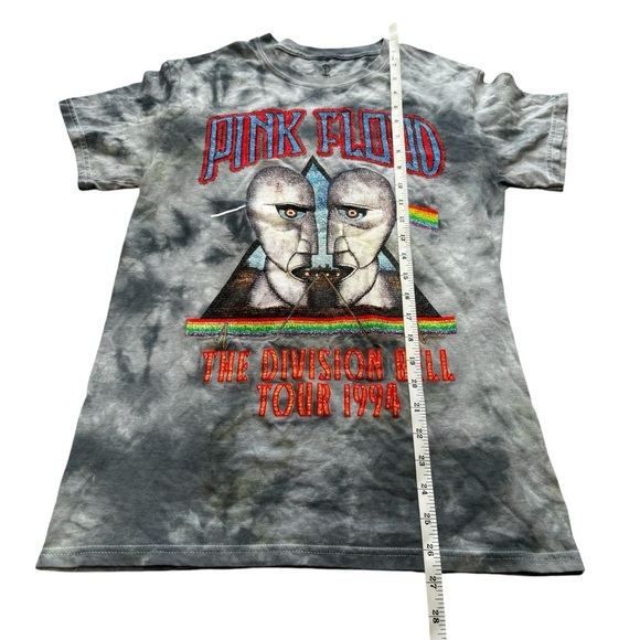 Pink Floyd The Division Bell Tour 1994 Tie Dye Graphic T-Shirt Blue Unisex Sz S - Picture 5 of 8
